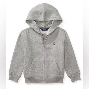 Ralph Lauren 12M grey zip up hoodie excellent used condition